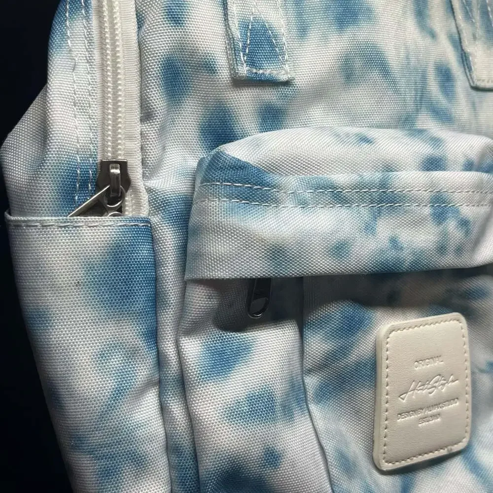 Hot Style Bestie Bag Mini Backpack Blue White Tie Dye Travel School Daypack